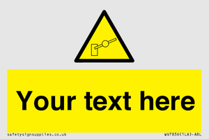 Custom warning barrier